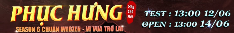 Mu Hà Nội Xưa - Season 6 - Exp: 200x - Drop: 10% - Ổn Định - Lâu Dài - Uy Tín